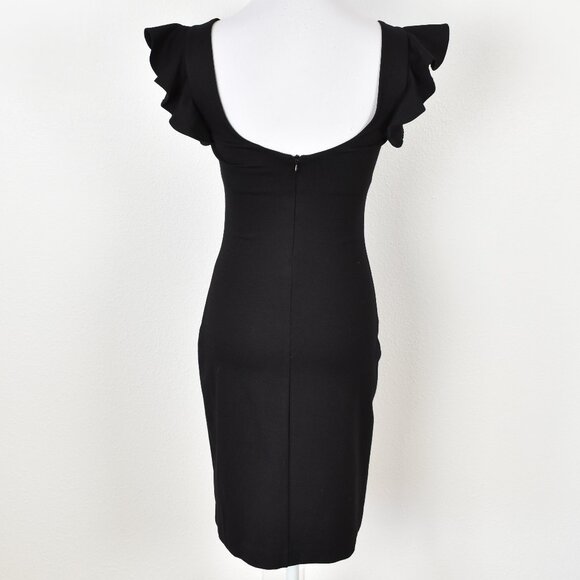 Amanda Uprichard Ruffle Bodycon Sheath Dress - S - Picture 6 of 9
